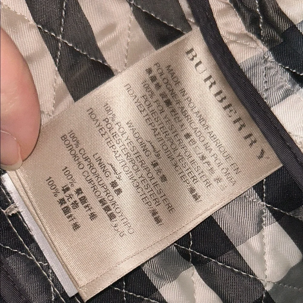 Burberry Quilted Long Belted Coat in Beige - Picture 7 of 10